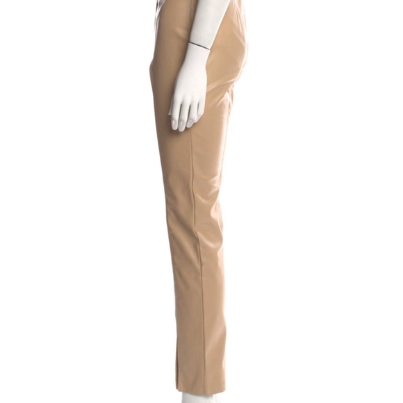 Jason Wu Beige Vegan Leather Skinny Pants - Picture 5 of 9